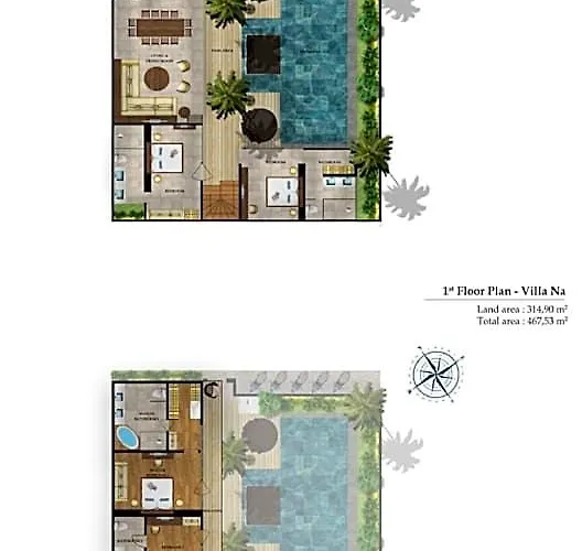 Na In Canggu With 6 Bedrooms And 6.5 Bathrooms * バリ島